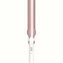 Conair Double Ceramic 1 -Inch Long Barrel Curling Iron, 1 -Inch Barrel Creates Soft Waves, Hair Waver for Use on Medium & Long Hair, White/Rose Gold