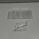 30Pcs 10ml/0.34 Oz Portable Refillable Clear Glass Empty Sprayer Perfume Bottles Cosmetic Atomizers Spray Bottle Container for Travel Party Must Makeup Tool (30Pcs 10ml Clear Glass Perfume Bottles)