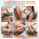 16 Head Massage Gun Deep Tissue, Quiet Back Massager for Pain Relief Deep Tissue with 9 Modes and 9 Intensities for Back, Shoulders, Arm, Legs, Foot, Body