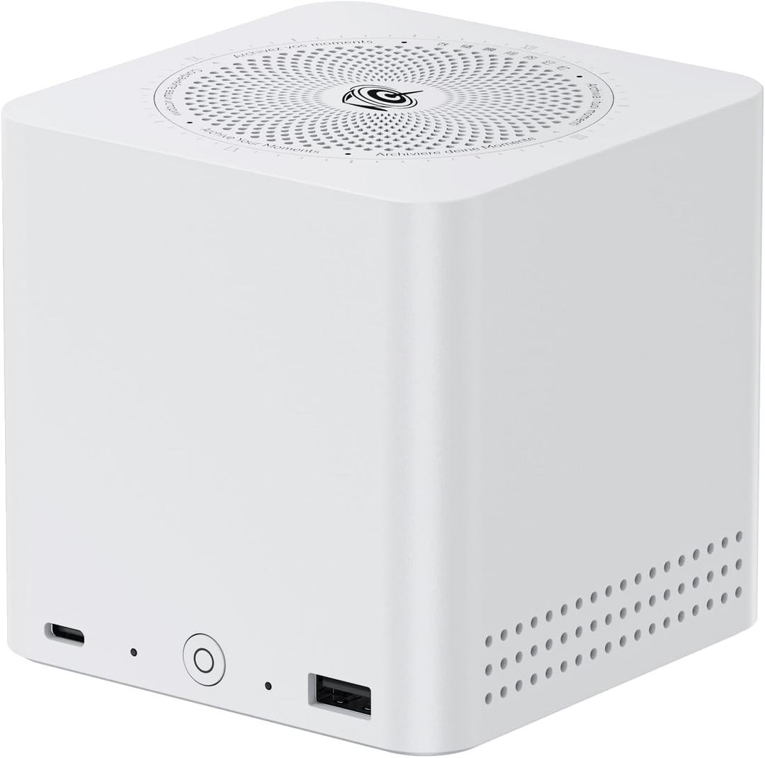 Beelink ME Mini PC with Intel N150 12G LPDDR5 64G EMMC, 2TB M.2 PCIe 3.0 SSD, Dual 2.5G LAN/NAS Storage/Cloud