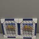 wyooxoo 9x12 Picture Frame Set of 2 Dark blue Solid Wood Photo Frames Display Pictures 6x8 with Mat or 9x12 Without Mat Colorful Frame For Horizontal Vertical Wall Mounting