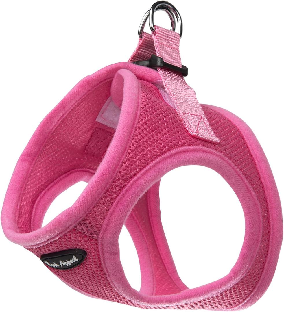 Bark Appeal Hot Pink Step-in Dog Harness for 2X-Large to 3X-Large Sized Pets – Updated Sizing, Re-Measuring is Essential – Soft Vest Harness – Anti-Choke with Adjustable Strap & Heavy Duty Clip – XXXL