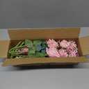 Ribiliwer Artificial Roses 12 Heads UV Resistant Indoor Fake Flower Fake Silk Roses Realistic Roses for Wedding Centerpieces Flower Arrangement Home Decor Mauve