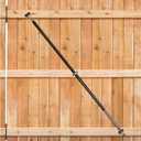 Telescopic Adjustable Steel Gate Brace Extends to 6 Feet - Anti Sag Gate Kit for Outdoor Yard Wooden Fence Gates