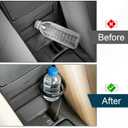 2 x Detachable Car Insert Drink Water Cup Holder Compatible with for Mazda Roadster MX-5 Miata 2016-2025 Water Bottle Holder Mount Storage Beverage Stand Replacement for N2476439XA02,Left Side