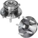 513324 Pair 2 Front Wheel Bearing and Hub Assembly for 2011-2024 Dodge Durango, 2011-2022 Jeep Grand Cherokee WK