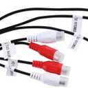 XT91920A AV RCA Harness RCA Cord Assembly Harness Compatible with Pioneer DMH-160BT, DMH-1700NEX, DMH-1770NEX, DMH-W2700NEX, DMH-W2770NEX
