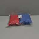 Team Building Games 6 Legged Race Bands for Adults Perfect for Carnival, Field Day, Relay Race, Family Backyard Party Supplies (2pk, Blue & Red)