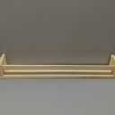 Nursery Book Shelves, Set of 2 Wood Floating Book Shelves for Kids Room, Kitchen Spice Rack, or Rustic Wall Mounted Shelves for Farmhouse Bathroom Dcor (Natural Wood)