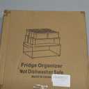 10 Pack Refrigerator Organizer Bins - 3 Size Stackable Fridge Clear Storage Bins with Lids for Vegetable Berry Cereals Grape Tomatoes Fruit , etc