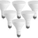 Dimmable LED Bulbs,BR30 Flood Light Bulbs, CRI80 8.5W Equivalent 65W 2700K Soft White 700 Lumens, 25000 Lifetime Hours Recessed Light Bulbs, E26 Base LED Can Light Bulbs, 6 Pack