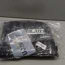 Car Seat Protector, Large Auto Protector for Child Seats with Thickest Padding and Non-Slip Backing Mesh Pockets for SUV, Sedan, Truck, Leather and Fabric - Black (1PS)