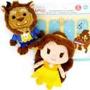 KIDS PREFERRED Disney Baby Cuteeze Beauty and The Beast Belle and Beast Stuffed Animal Plush Toys 2 Piece Set for Baby and Toddler Boys and Girls - 6 Inches