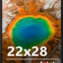 22x28 Picture Frame for Wall Display, 22x28 Black Picture Frame with Shatter Resistant Plexiglass, Stable and Sturdy 22 x 28 Poster Frame for Wall Display, Handpicked Gift Collection, 1 Pack