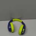 iClever Kids Bluetooth Headphones with LED Lights, BTH18 Safe Volume 74/85 dBA, 43H Playtime, Bluetooth5.3 Kids Headphones Wireless Aux Cord for iPad/Tablet/Travel/School, Green/Blue