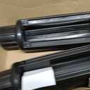 DEDU Dock Bumpers Fenders for Post 2 Pack, Dock Pole Bumpers Slide Over Post Pole 2" Large Size, Dock Bumper fenders for Post Slip-On Vertical Protection Soft UV-Resistant Marine Grade Vinyl (Black)