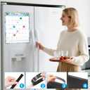 4 x Gannyfer 2026 Calendar, 14" x 11" Floral 2026 Wall Calendar, 18 Months from Oct. 2025 to Mar. 2027, Magnetic Fridge Calendar, Perfect for Home, School, Office (3 Stickers Included) (colorful)