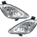 WFLNHB 1 Pair Fog Lights Assembly Replacement for 20112013 Hyundai Elantra Clear Lens with Bulbs Wiring Harness & Switch Front Bumper Driving Lamps Fog Lights Assembly (Driver & Passenger Side)