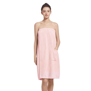 Wubbept Women'S Soft Wrap Towel Full Length，Bath Robe After Shower Female Plush Long，Spa Bathrobes Lightweight With Pockets One Size