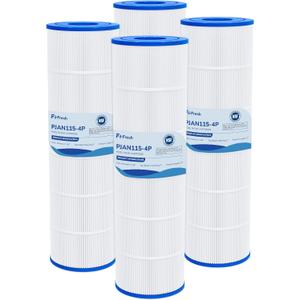 Fil-fresh CV460 Pool Filters Cartridge Compatible with Jandy CV460, CL460, Replaces Jandy R0554600, Pleatco PJAN115, Unicel C-7468, 4115 sq.ft, 4-Pack