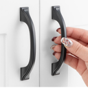 10 Pack 3 Inch Hole Centers Matte Black Cabinet Pulls Black Cabinet Handles Black Kitchen Hardware for Cabinets Drawer Dresser ZP2409 Cupboard Bedroom Closet Bathroom Vanity