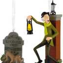 Hallmark Disney The Haunted Mansion Caretaker and Dog Christmas Ornaments, Set of 2, Gifts for Disney Fans