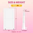 imprsv 6FT Square Arch Backdrop Stand, Reusable PVC Board and SUV Friendly | Tool-free Assembly, 36lbs Heavy Duty, Decor for Birthday Wedding Baby Shower, Backdrop for Planner and Personal Event, 35.43 x 18 x 70.87 inches