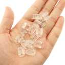 50PCS LED Transparent Light Strip Clip Hidden Silicone Light Strip Plastic Clip Light Strip Fixing Clip Neon Lighting Installation Fixing Support Clip for Home Office Under Counter Restaurant