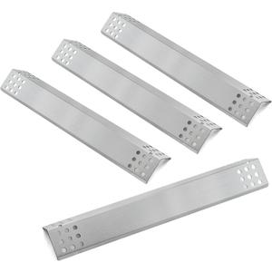 D010012307 Flame Tamer Grill Parts for Monument Grill 4 Burner Replacement Parts 35633 24367 41847ng 17842 Heat Shield Stainless Steel Grill Heat Plates Tents Grill Accessories, 4pcs