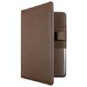 CoBak Server Book – Compact Organizer with Clear and Money Pockets, Pen Holder, Fits Apron Perfectly, Leather Waitress Book, Brown