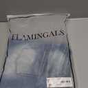 Flamingals Low Rise Boot Cut Jeans for Women Butt Lifting Western Pants with Pockets Flare Jeans Women (Large, Mid Blue)