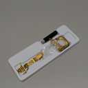 Slim Watch Band Compatible with Apple Watch 41mm 45mm 42mm 44mm 40mm 38mm Metal stainless steel Watchband suitable for iWatch 9/8/7/6/5/4/3/2/1/SE series Women Luxury strap (Gold)