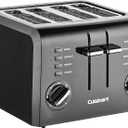 Cuisinart CPT-142BK 4-Slice Compact Plastic Toaster, Black