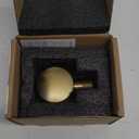 Lavatrum 100% Brass Wall Mounted Supply Elbow, Solid Brass Round Wall Elbow for Hand Shower, Check Valve Included (Brushed Gold)