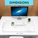 Glass Desk Top Chair Mat, 36" x 48"