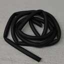 uxcell Foam Tubing for Handle Grip Support, Pipe Insulation, 1/4"(6mm) ID 16mm OD 2m Length Black