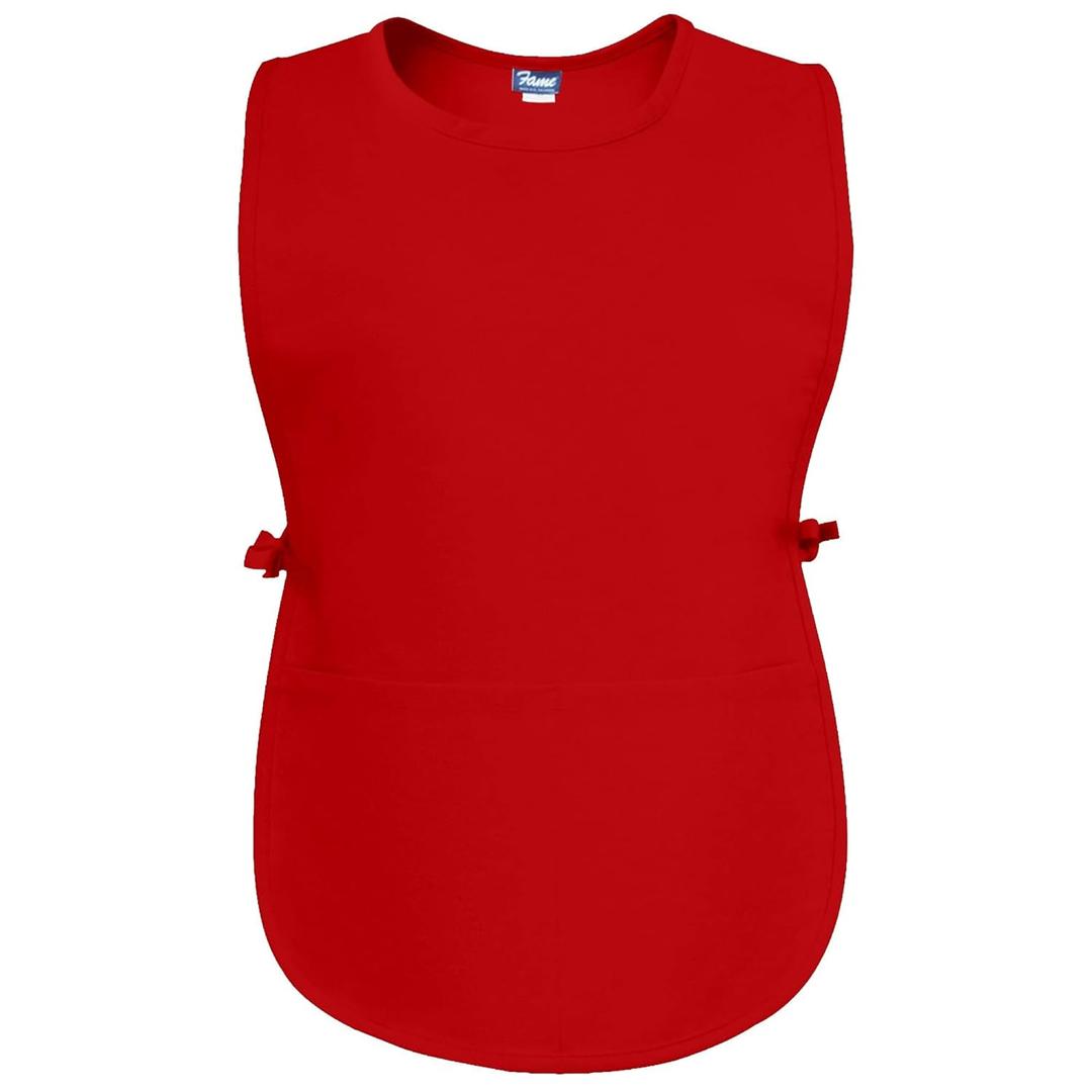 FAME Extra Large Round Cobbler Apron - F12XL -Red (WFA18178REXL) (One Size)