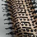 Nicebay Hair Dryer Brush, Blow Dryer Brush for Women Fast Styling, One Step Blowout Brush with Display Screen-Less Frizz, More Shine, Oval Ceramic Barrel, Negative Ion (Black&gold)