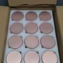 12 Pcs 8 Oz Bulk White Soy Candles,Rose Scented Candles Set,Bulk Aromatherapy Candle,Great Stress Relieving Scented Candle for Girls as a Gift for Birthdays, Weddings and More!