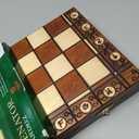 Chess and Games Shop Muba Beautiful Handcrafted Wooden Chess Set with Board and Chess Pieces - Gift idea Products (16inch (40 cm)), 1-2 Players