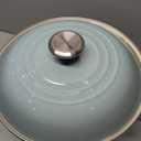 Le Creuset Enamel on Steel Traditional Stockpot, 12 qt., Sea Salt with Stainless Steel Knob, 12 Quarts