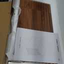 End Table with Charging Station 24'' Nightstand with Charging Station Vintage Side Table with Storage Wooden Sofa Side Table and Outlets Bedside Table for Living Room Office Bedroom (Brown)