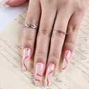 5 x JODSONE Pink Swirl Nail Art Liner Gel Polish,10ml Classic Color 3D Nail Art Pens Effect Nail Print Design with Thin Brush for French Tips Manicure Painting DIY at Home - LB24