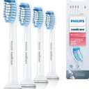 Philips Sonicare Sensitive Brush Heads (4 Count (Pack of 1))
