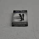 Physix Gear Compression Socks 20-30 mmHg - Men & Women - Running, Nurses, Shin Splints, Flight, Travel (Black/Grey), Size: L/XL