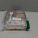 EASYFUN Bento Box Adult, Lunch Box, 4-Compartment Lunch Containers, Drop-Proof, Dishwasher Safe & Made with BPA-Free Materials(Khaki) (cream-colored)