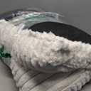 Dog Beds Large Sized Dog, Flat Pet Beds with Removable Washable Cover, Pet Mat Cute Pet Crate Bed Thick Shredded Chopped Crate Foam & Anti Slip Bottom for Indoor, 35"x23"x4" Cream