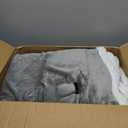 Electric Heated Blanket Full Size 72x84 Inch - Super Soft Flannel, 10 Heat Settings, 1-12H Auto Shut Off, Machine Washable, Easy Controller, Perfect for Winter Warmth - Light Grey (02-light Gray)