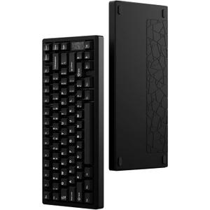 Chilkey Slice75 HE Gaming Keyboard: 75% Percent Hall Effect Magnetic Aluminum Keyboard with WS Flux HE Switch, Rapid Trigger, 8K Polling, Per-Key RGB Custom Key Board for Game Office (Black)