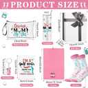 Geiserailie 7 Pcs Golf Gift for Women Golfer Golf Accessories Include 16oz Tumbler Makeup Bag Socks Towel Keychain Card Box Gifts for Golfer Lover Player Coach Graduation Holiday Birthday Party Favor, Mother Style
